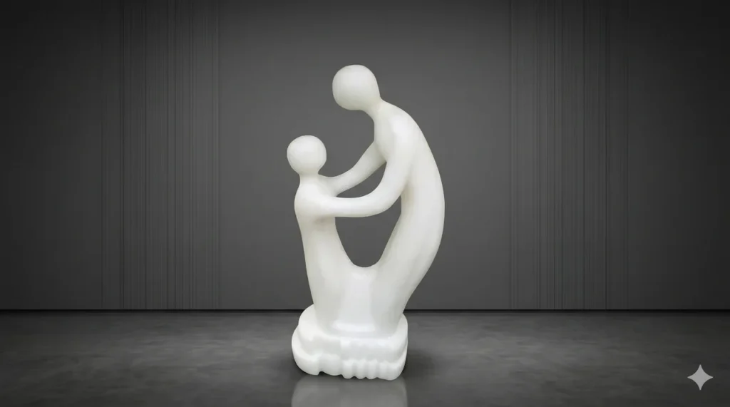 Marble Abstract Sculpture Modern Decorative Art Piece