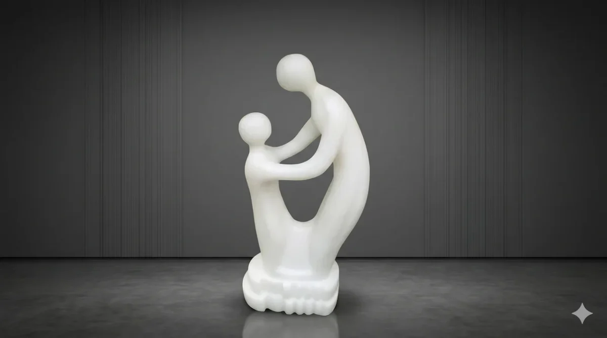 Marble Abstract Sculpture Modern Decorative Art Piece