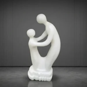 Marble Abstract Sculpture Modern Decorative Art Piece