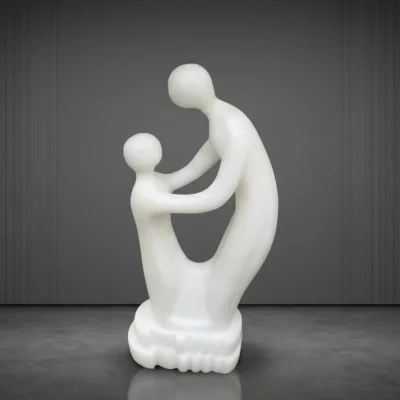 Marble Abstract Sculpture Modern Decorative Art Piece