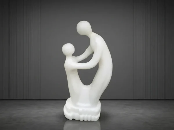 Marble Abstract Sculpture Modern Decorative Art Piece