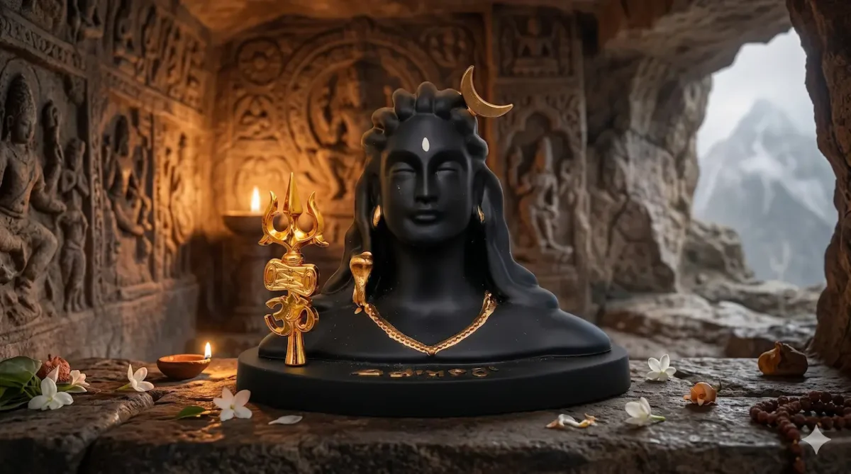 Adiyogi Shiva Resin Murti for Living Room & Temple