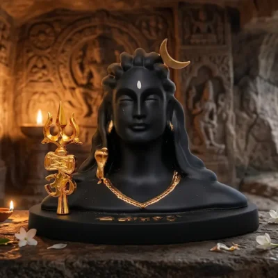 Adiyogi Shiva Resin Murti for Living Room & Temple